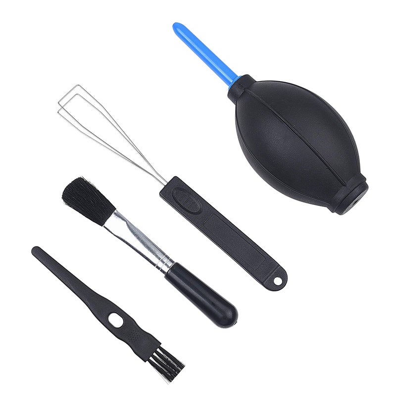 CamKix Keyboard Cleaning Kit - 1x Mini Brush, 1x Cleaning Brush, 1x Keyboard Cap Remover, 1x Air Blower and 1x Cleaning Cloth - Also for Laptops, Camera Lenses, Glasses - Home and Office - Image 1